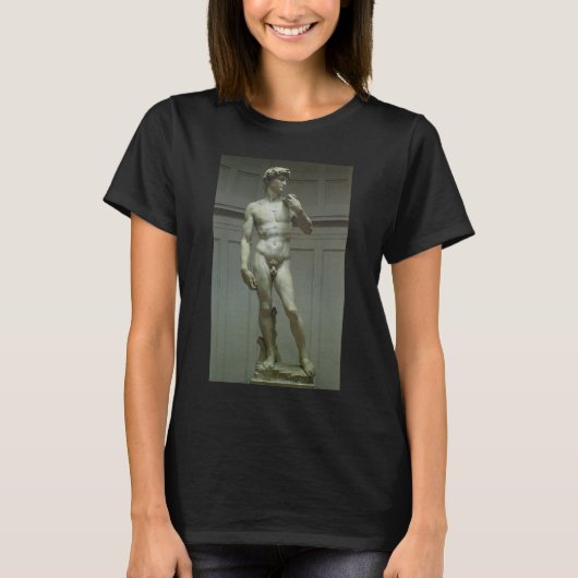 Michelangelo's standbeeld van David T-shirt (Voorkant)