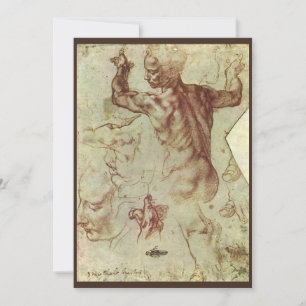 Michelangelo's Studie van een Libische Sibylle