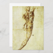 Michelangelo's studie voor de slag bij Cascina (Voorkant / Achterkant)