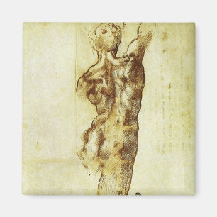 Michelangelo's studie voor de slag bij Cascina Magneet