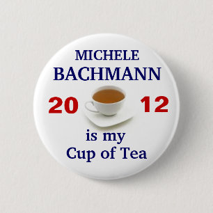 Michele Bachmann is mijn kopje thee Ronde Button 5,7 Cm