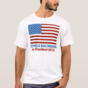 Michele Bachmann voor President 2012 T-shirt