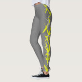 Michelle Ajouter Votre Nom Leggings Art Abstrait (Gauche)