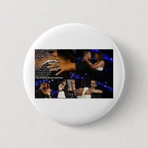 Michelle & Barack Obama Love Ronde Button 5,7 Cm