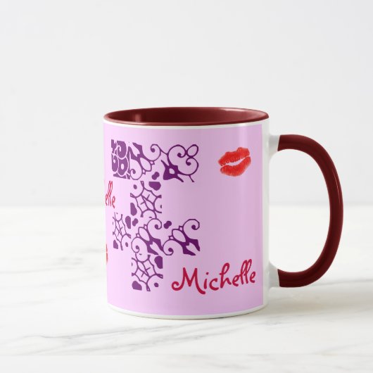 Michelle Designer Nom Mug (Droite)