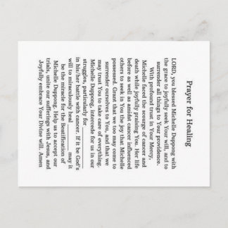 Michelle Duppong Aankondigingskaart