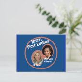 Michelle Jill First Dames Briefkaart (Staand voorkant)