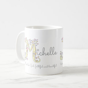 Michelle letter M: monogram mok