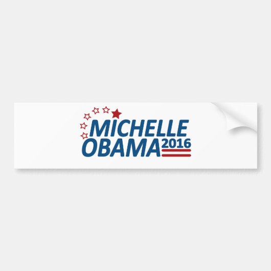Michelle Obama 2016 Bumpersticker (Voorkant)