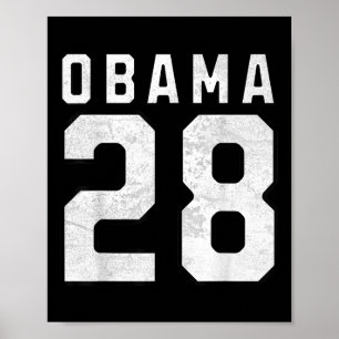 Michelle Obama 2028 voor President nummer 28 Vinta Poster