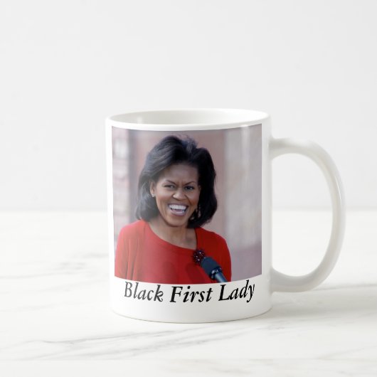 michelle obama, Black First Lady Koffiemok (Rechts)