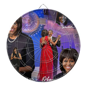 Michelle Obama Dartbord
