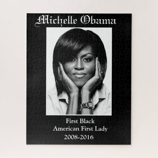 MICHELLE OBAMA EERSTE BLACK FIRST LADY poster Legpuzzel (Verticaal)