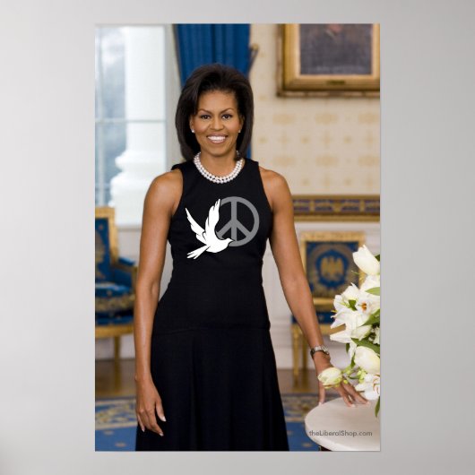 Michelle Obama First Lady of Peace Poster (Voorkant)