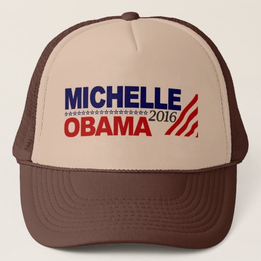Michelle Obama For President 2016 Trucker Pet (Voorkant)