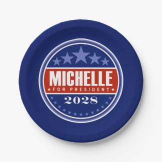 Michelle Obama for President 2028 Papieren Bordje