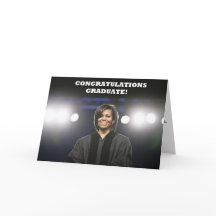 Michelle Obama-Graduation Card