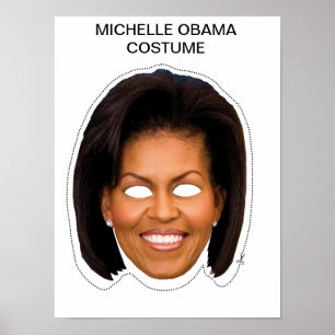 Michelle Obama kostuum Poster