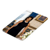Michelle Obama Magnet Magneet (Linkerzijde)