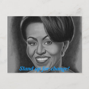 Michelle Obama Post Kaart
