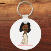 Michelle Obama sleutelhanger (Voorkant)