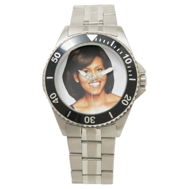 MICHELLE OBAMA SMILING watch Horloge (Voorkant)