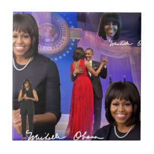 Michelle Obama Tegeltje
