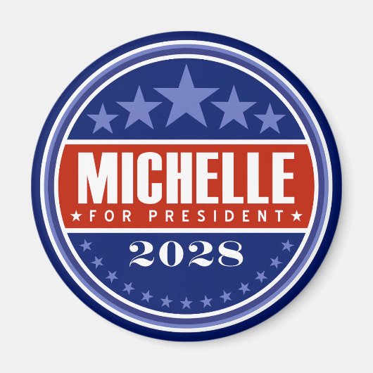 Michelle Obama voor President 2028 Magneet (Voorkant)