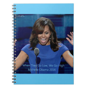Michelle Obama "We Go High" Verzamelaarsobject Notitieboek