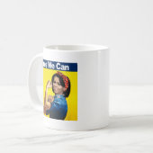 MICHELLE THE RIVETER - JA WE KUNNEN.png Koffiemok (Voorkant links)