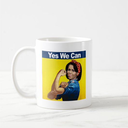 MICHELLE THE RIVETER - JA WE KUNNEN.png Koffiemok (Links)