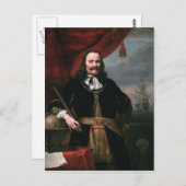 Michiel de Ruyter Briefkaart (Voorkant / Achterkant)
