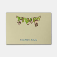 Michievous Monkeys Hanging from a Oerwoud Vine