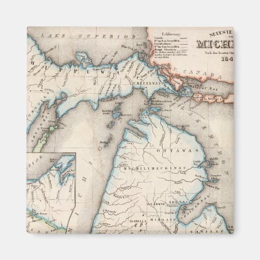 Michigan 2 magneet (Voorkant)