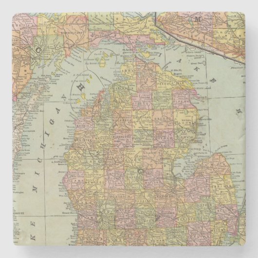 Michigan 3 stenen onderzetter (Voorkant)