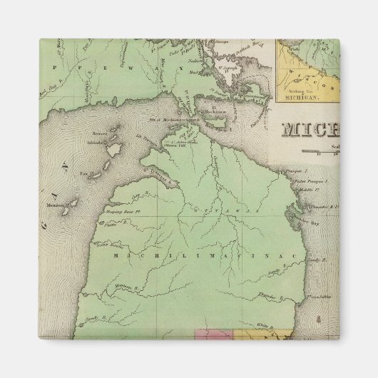 Michigan 4 magneet (Voorkant)