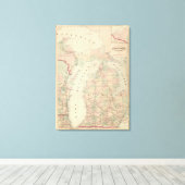 Michigan 8 canvas afdruk (Insitu (Houten vloer))