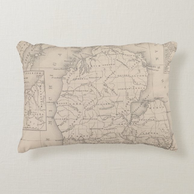 Michigan 9 decoratief kussen (Voorkant)