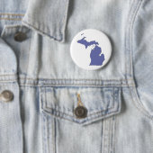 Michigan: A BLAUW Ronde Button 5,7 Cm (In situ)