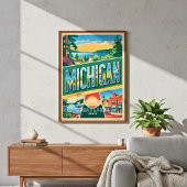 Michigan Adventures Await: Grote Meren Charmant Poster