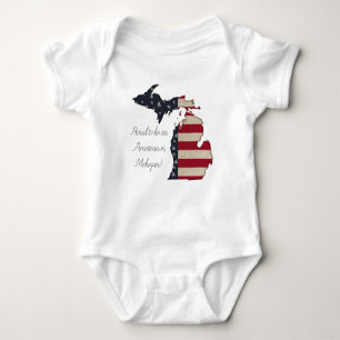 Michigan Americana Proud American in Michigan Romper