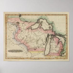 Michigan Area Poster