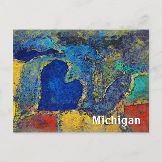 Michigan Artwork Briefkaart (Voorkant)