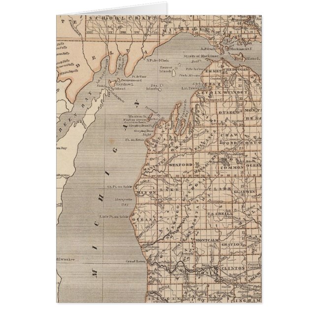 Michigan Atlas Map (Voorkant)