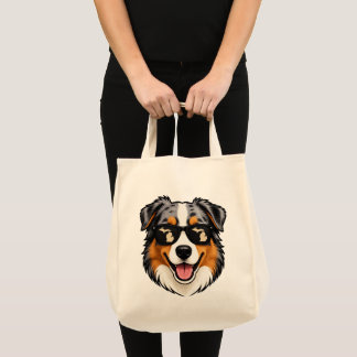 Michigan Australian Shepherd Tote Bag