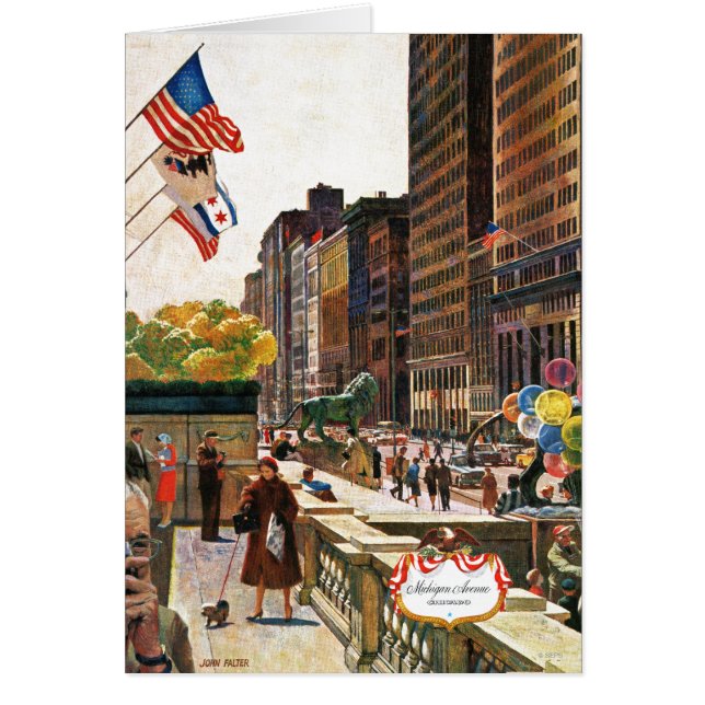 Michigan Avenue, Chicago door John Falter (Voorkant)