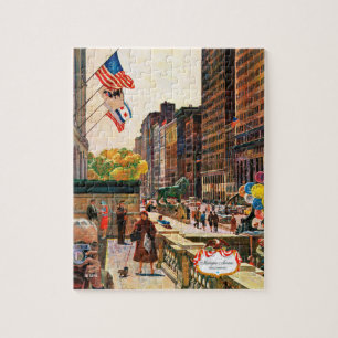 Michigan Avenue, Chicago door John Falter Legpuzzel