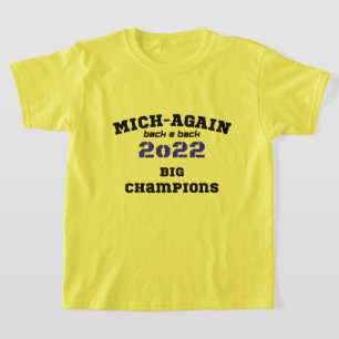 Michigan big champions terug 2 jaar geleden marine t-shirt