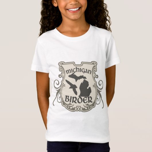 Michigan Birder T-shirt (Voorkant)