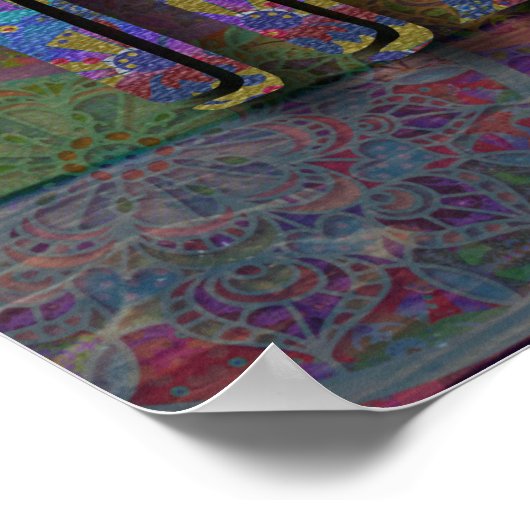 Michigan | Boho Style Poster (Hoek)